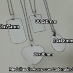 Modelos de medalla de Acero Quirúrgico